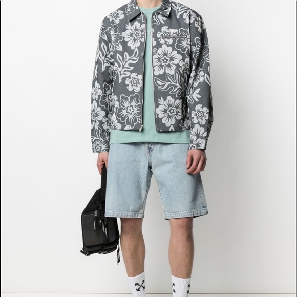STÜSSY HAWAIIAN LIGHTWEIGHT ZIP JACKET - Picture 3 of 9